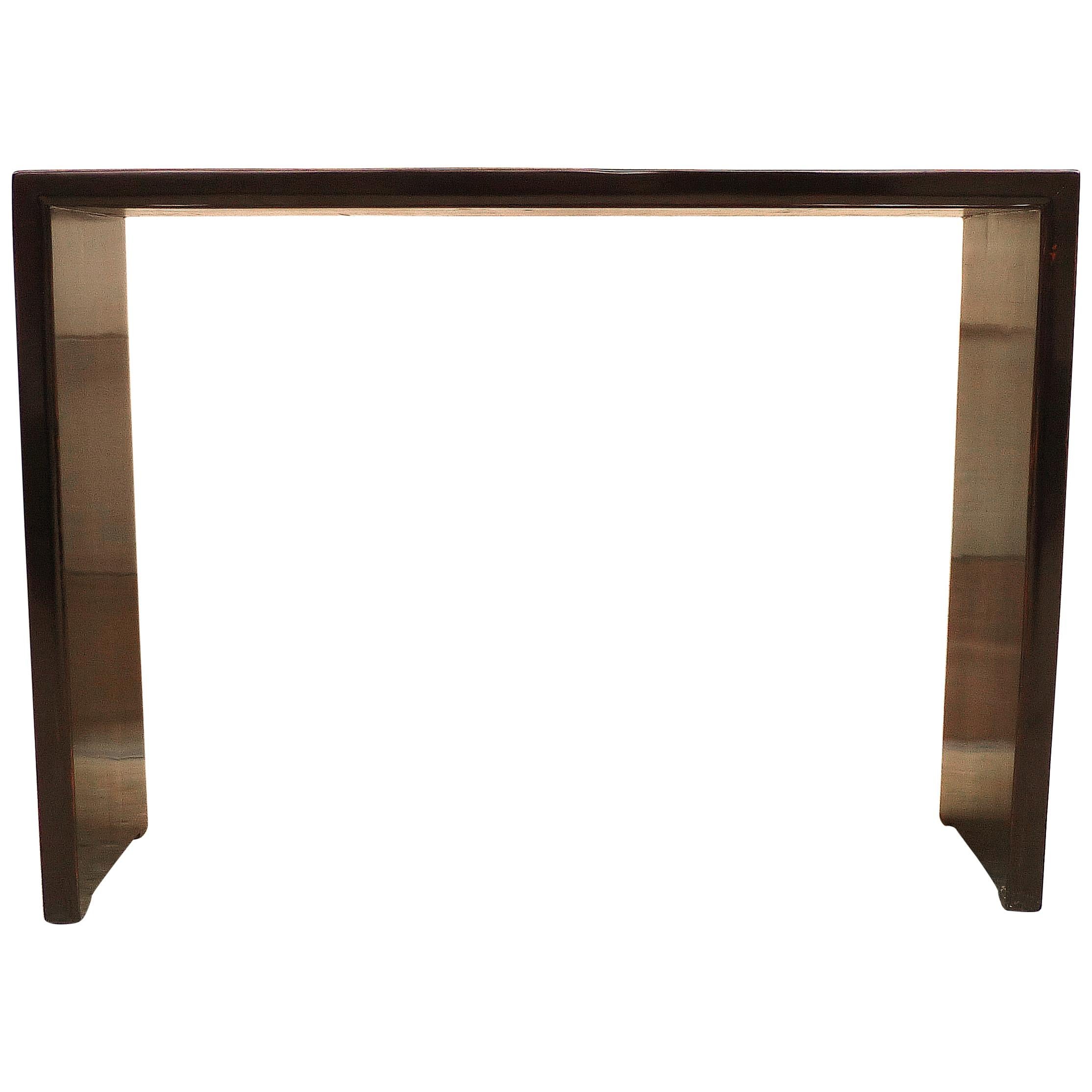 Fine Black Lacquer Console Table