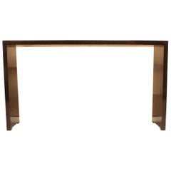 Fine Black Lacquer Console Table
