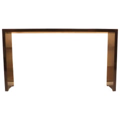 Fine Black Lacquer Console Table