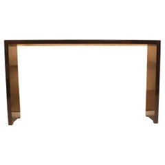 Fine Black Lacquer Console Table