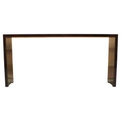 Fine Black Lacquer Console Table