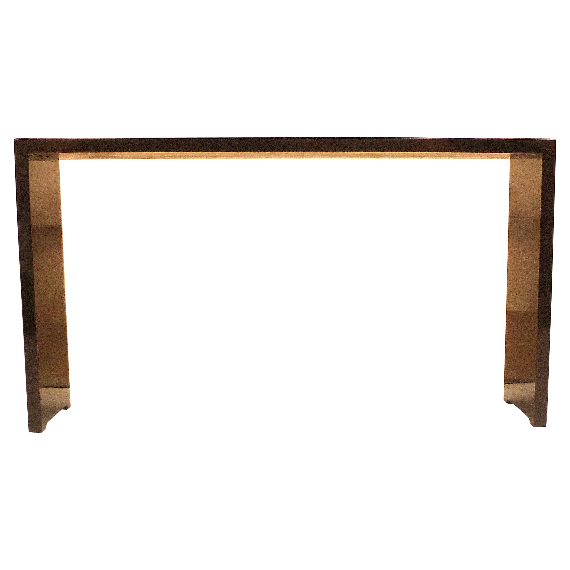 Fine Black Lacquer Console Table