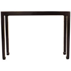 Fine Black Lacquer Console Table