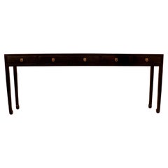 Fine Black Lacquer Console Table