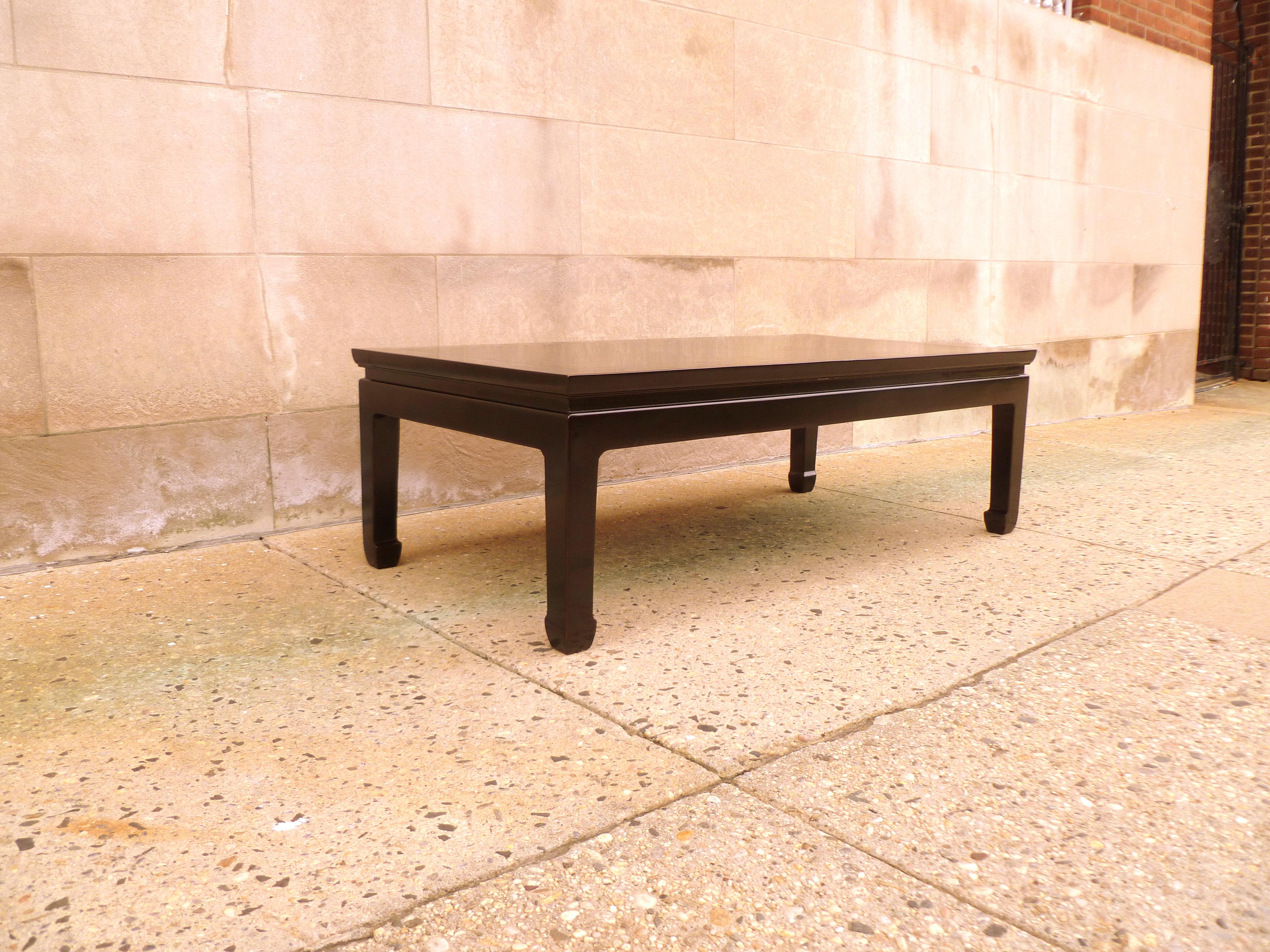 Fine Black Lacquer Low Table 1