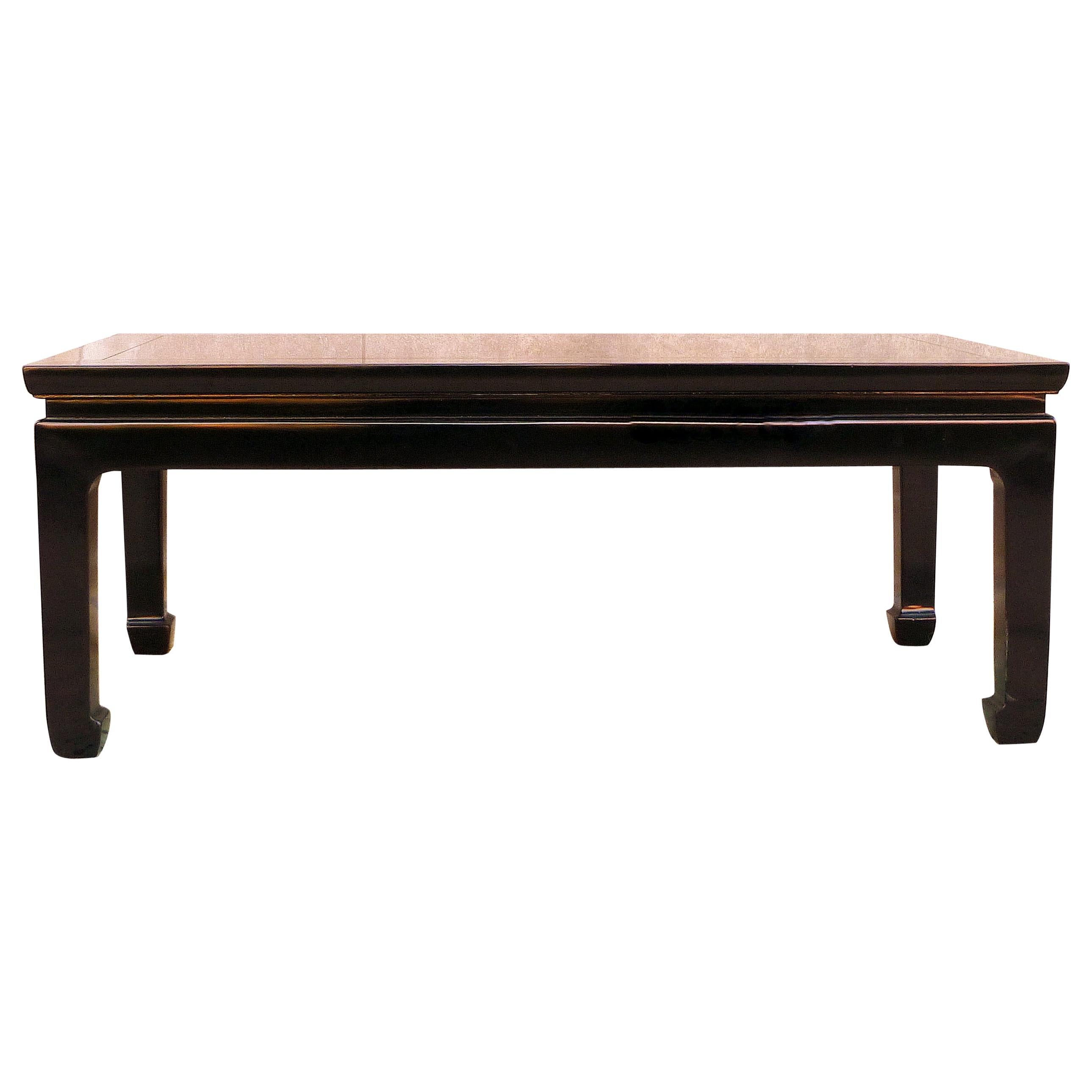 Fine Black Lacquer Low Table