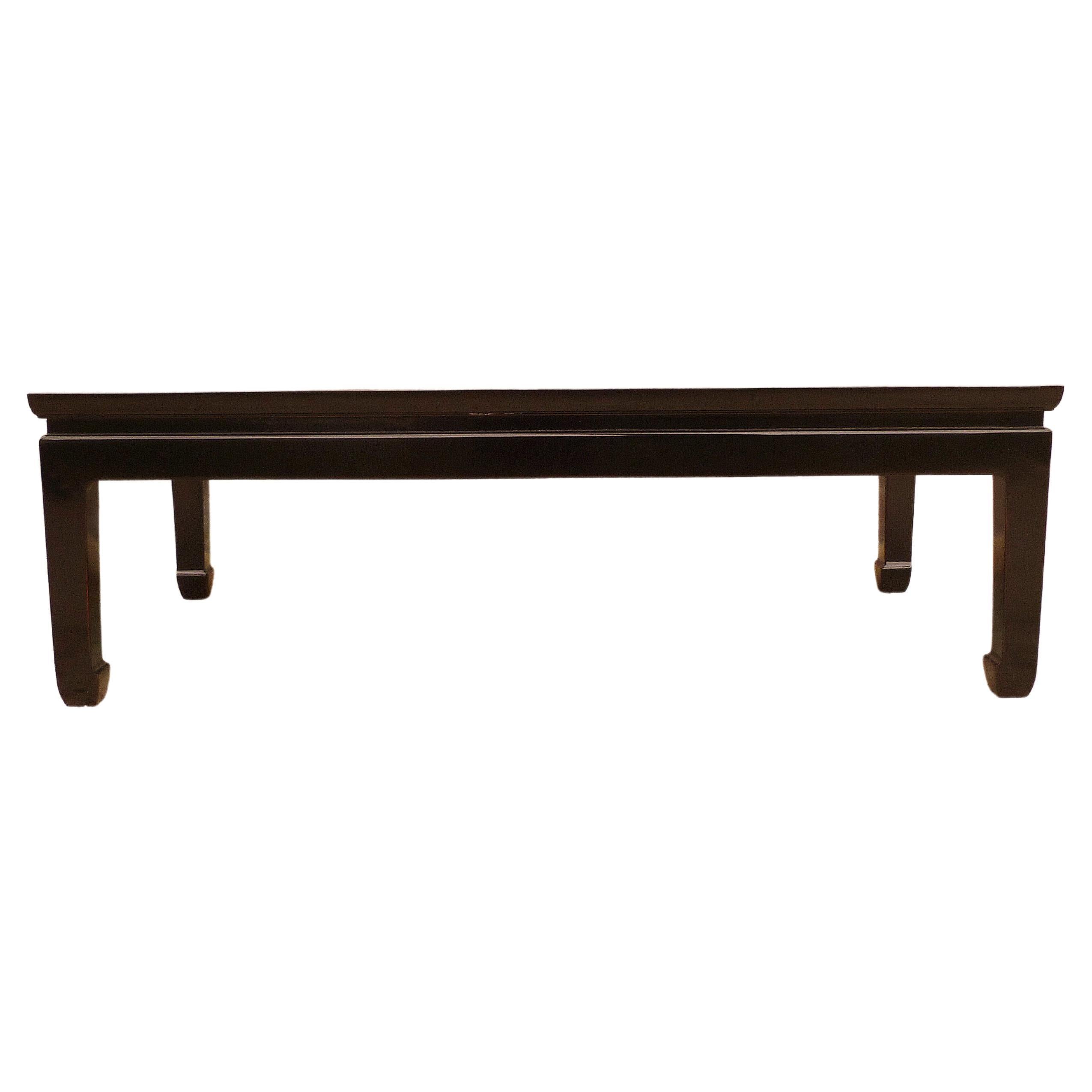 Fine Black Lacquer Low Table