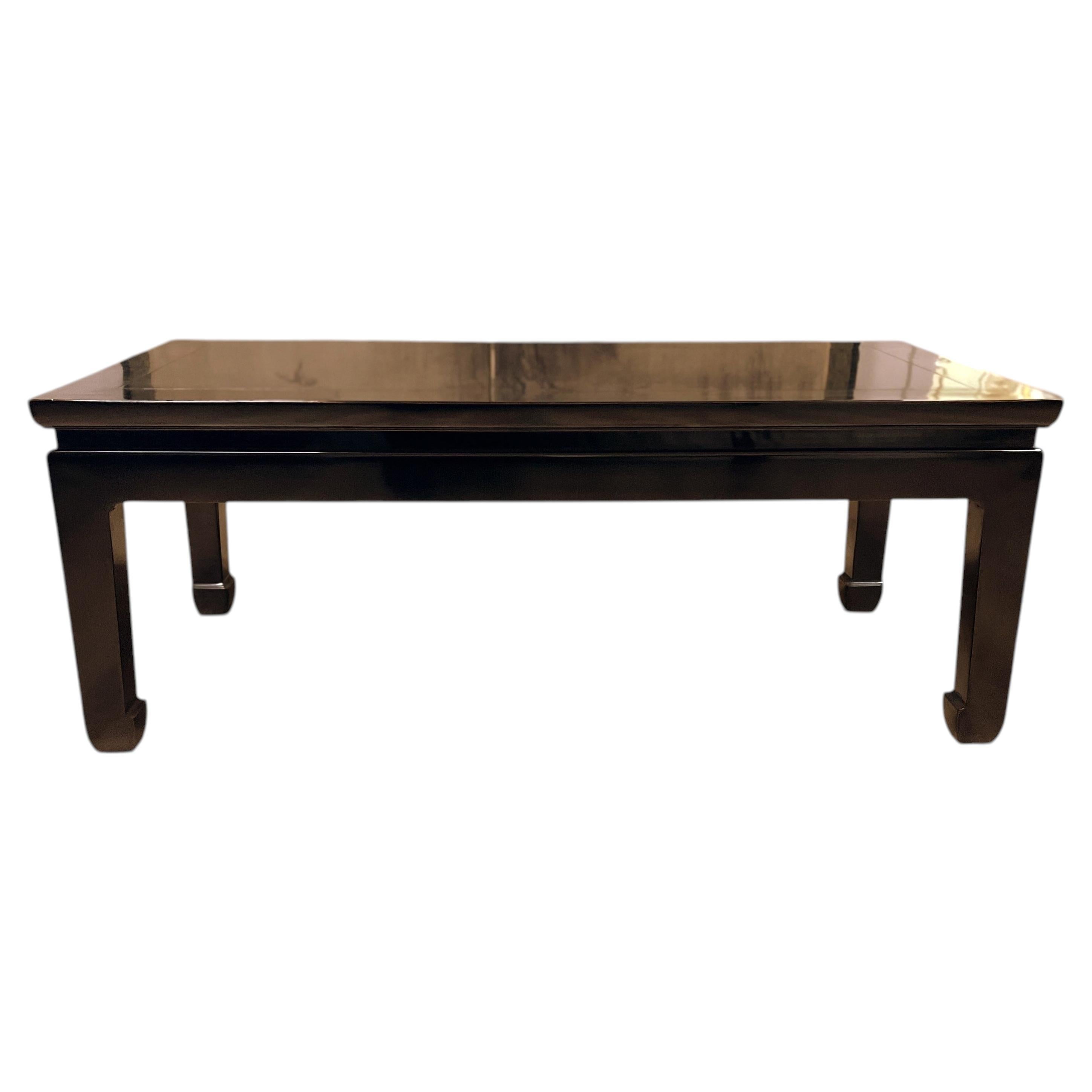 Fine Black Lacquer Low Table