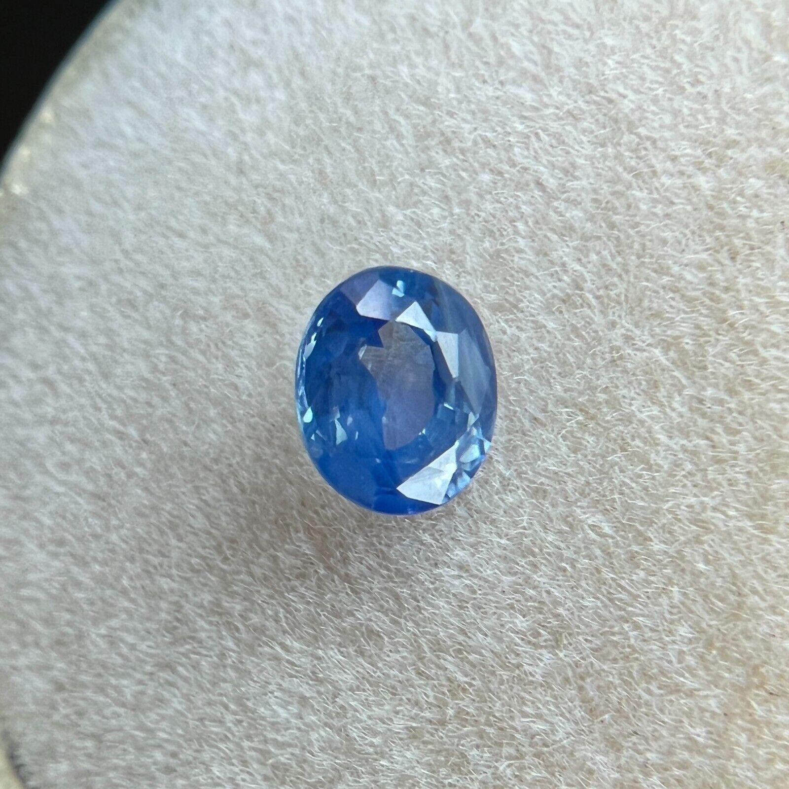 Fine Blue Ceylon Sapphire 0.60ct Oval Cut Rare Loose Cut Gemstone 5.4x4.5mm VS

Fine Blue Ceylon Sapphire Gemstone.
0.60 Carat with a beautiful light blue colour and good clarity, a clean stone with some small natural inclusions visible when looking