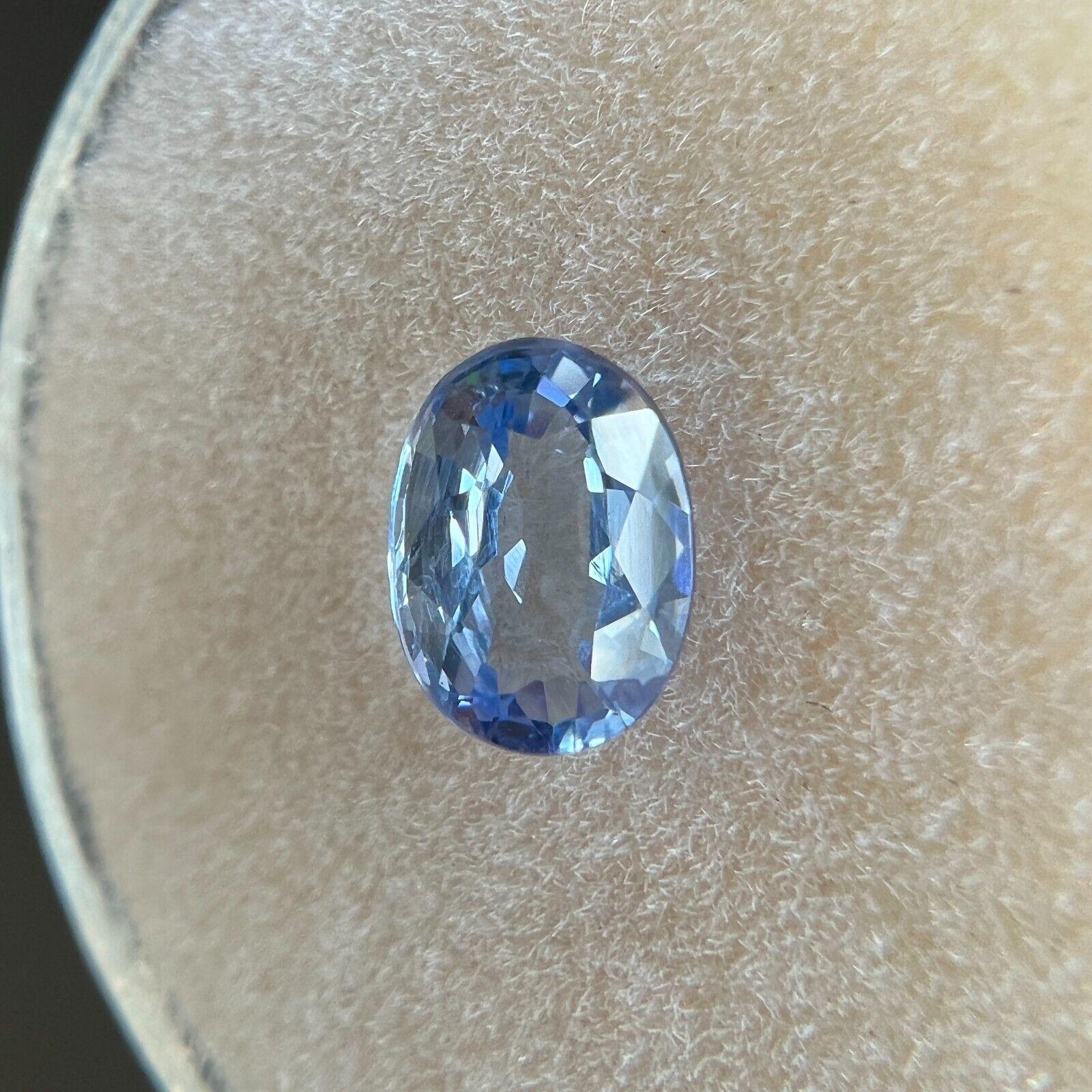 Fine pierre précieuse non sertie de Ceylan, saphir bleu de 0,85 carat, taille ovale, rare Neuf - En vente à Birmingham, GB