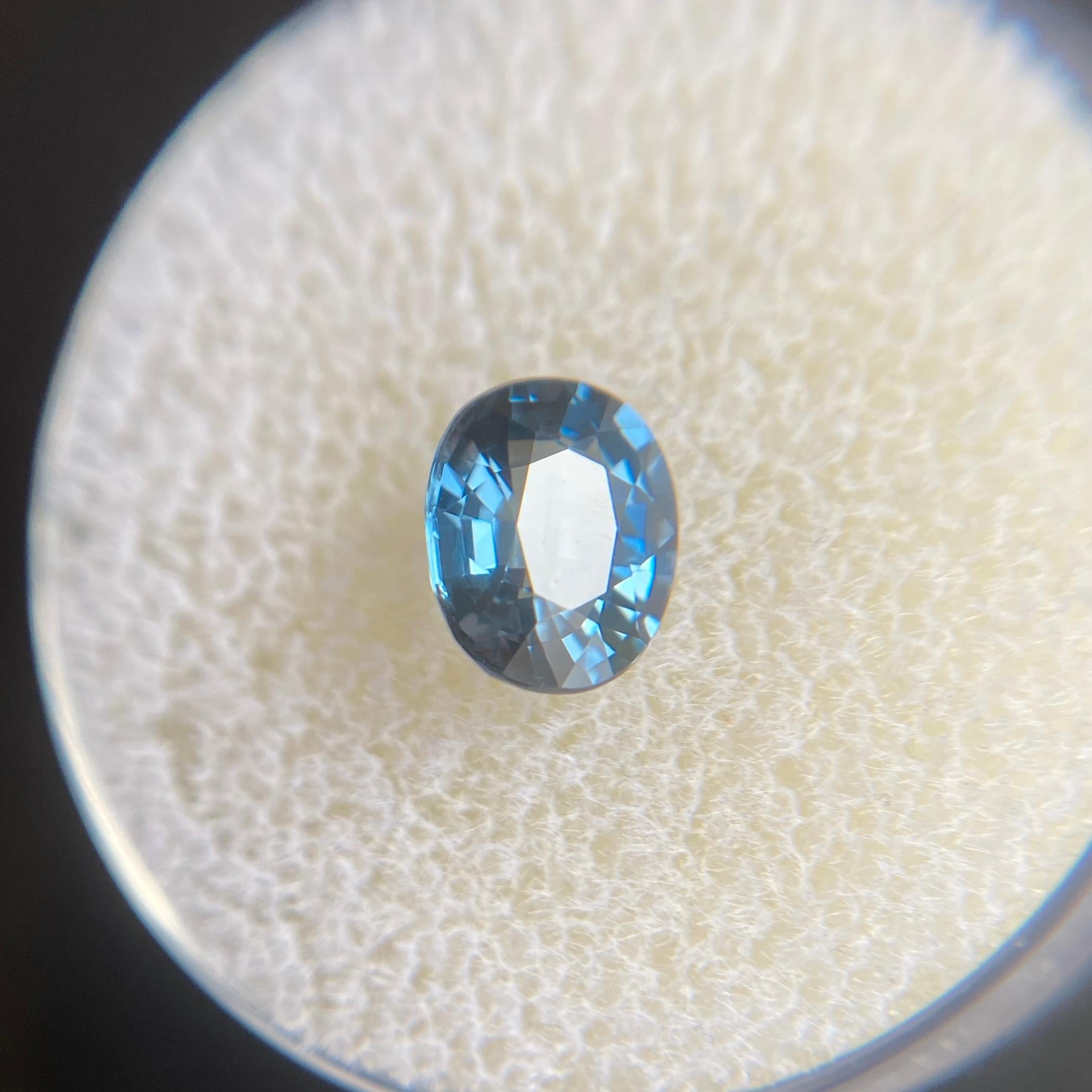 
Fine Natural Blue Spinel Gemstone.

Rare spinel with a fine vivid blue colour and excellent clarity. Practically flawless gem. Totally untreated and unheated. Also has an excellent oval cut measuring 7x5.8mm.

As with all our photos, there is no