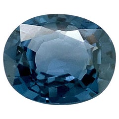 Fine Blue Spinel 1.54ct Oval Cut Rare Gemstone Loose Rare Gem