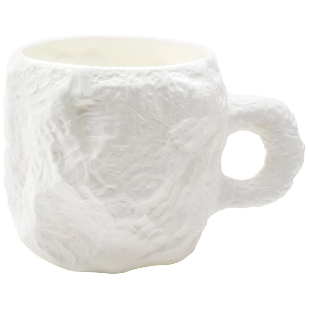 Fine Bone China Mug Slip-Cast Hand Carved Plaster Models