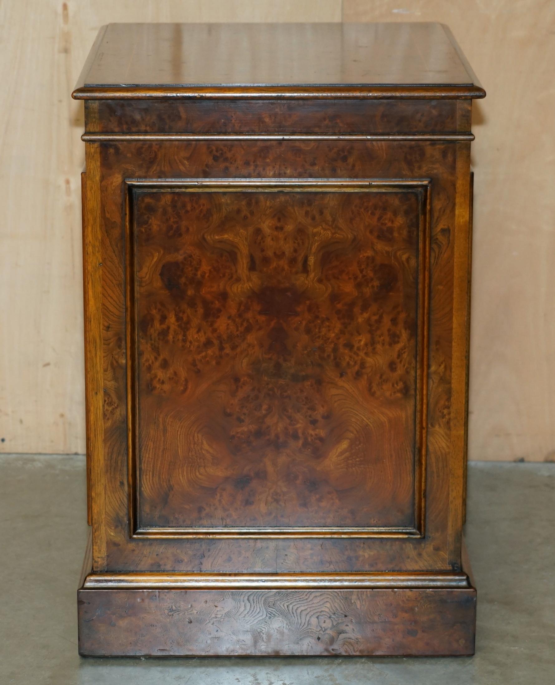 FINE BRIGHTS OF NETTLEBED BURR WALNUT FILING CABiNET MIT STUNNING TIMBER PATINA im Angebot 2