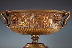 Fine Bronze and Marble Jardinière by F. Barbedienne and F. Levillain