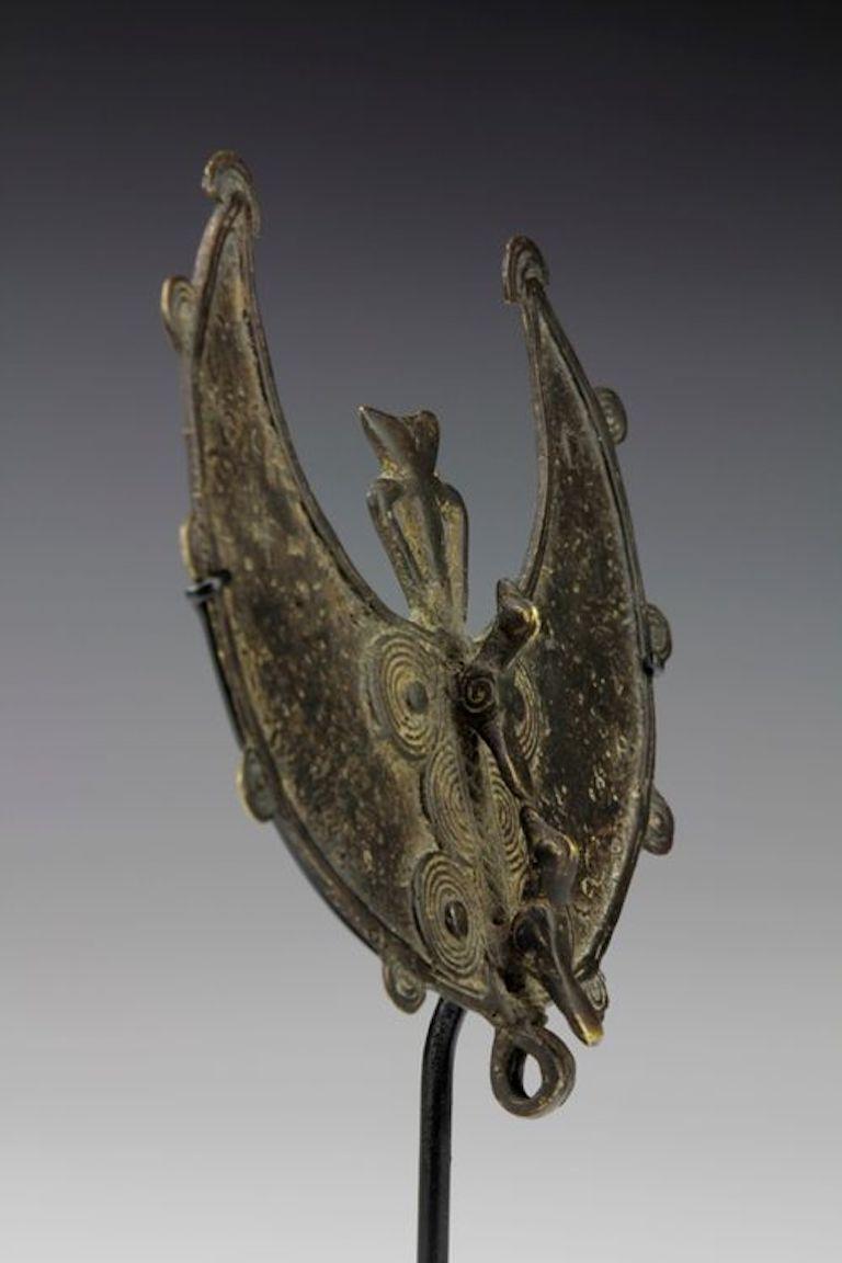 Colgante de bronce fino. Gan, Burkina Faso siglo XX en venta