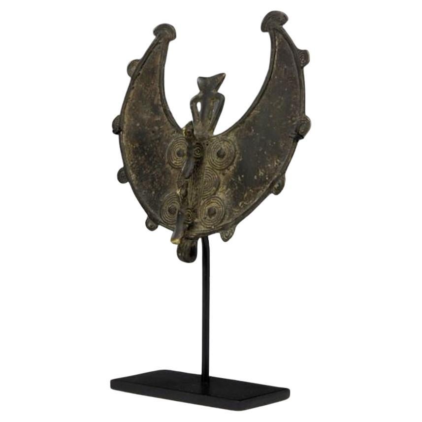 Colgante de bronce fino. Gan, Burkina Faso