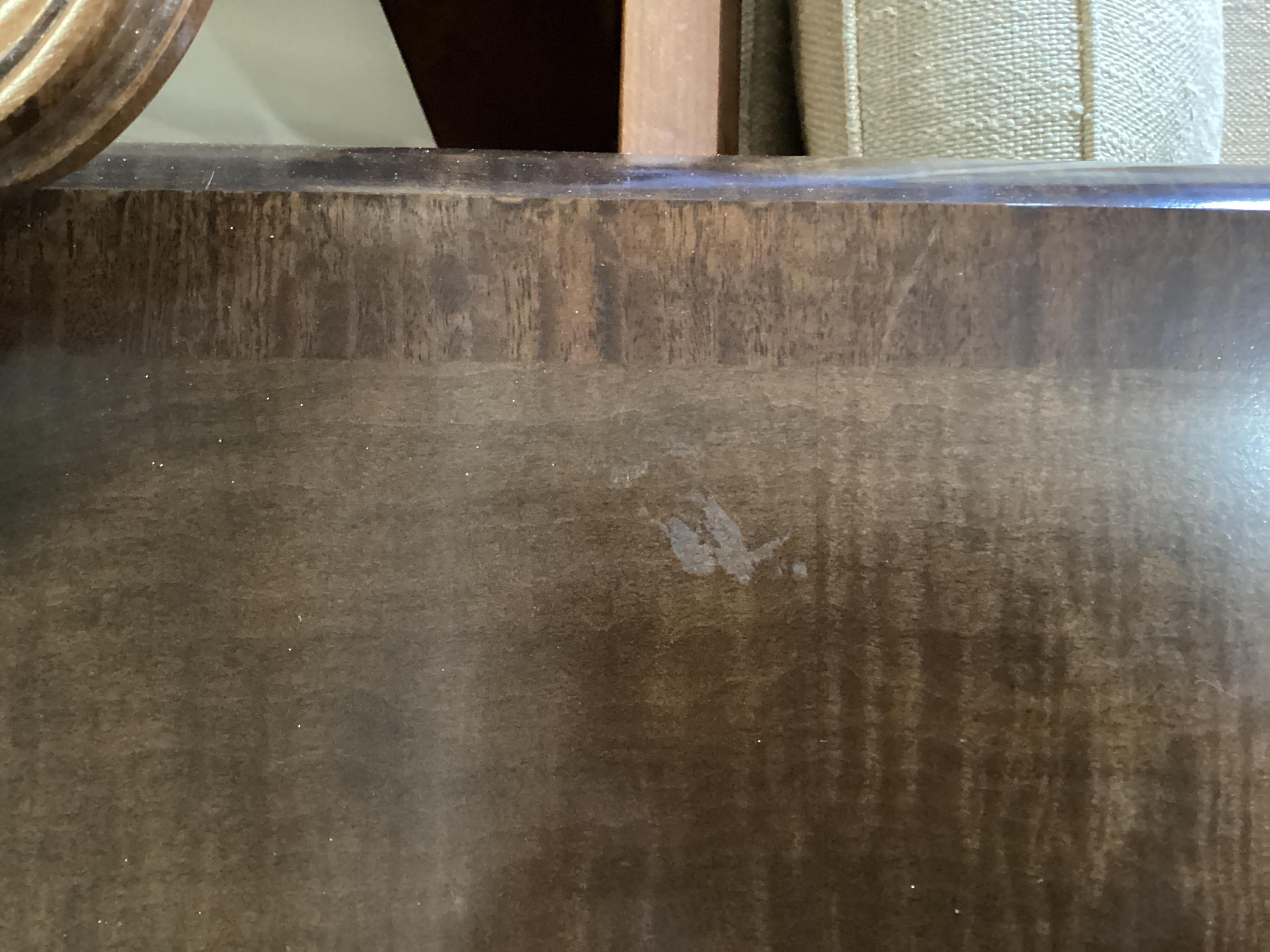 Fine Burl Banded Art Deco Style Console Table For Sale 5
