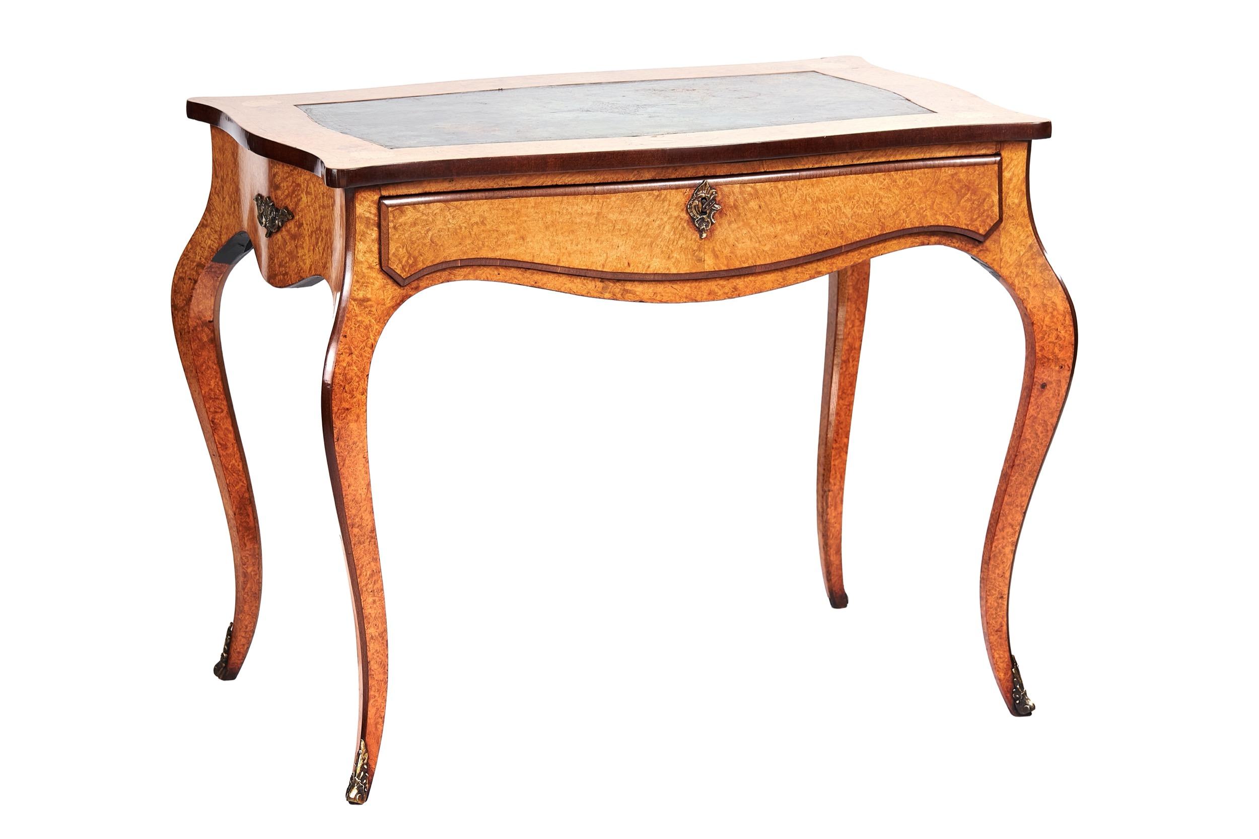 Louis XVI Fine C19th French Thuya wood & Marquetry  Bureau Plat For Sale