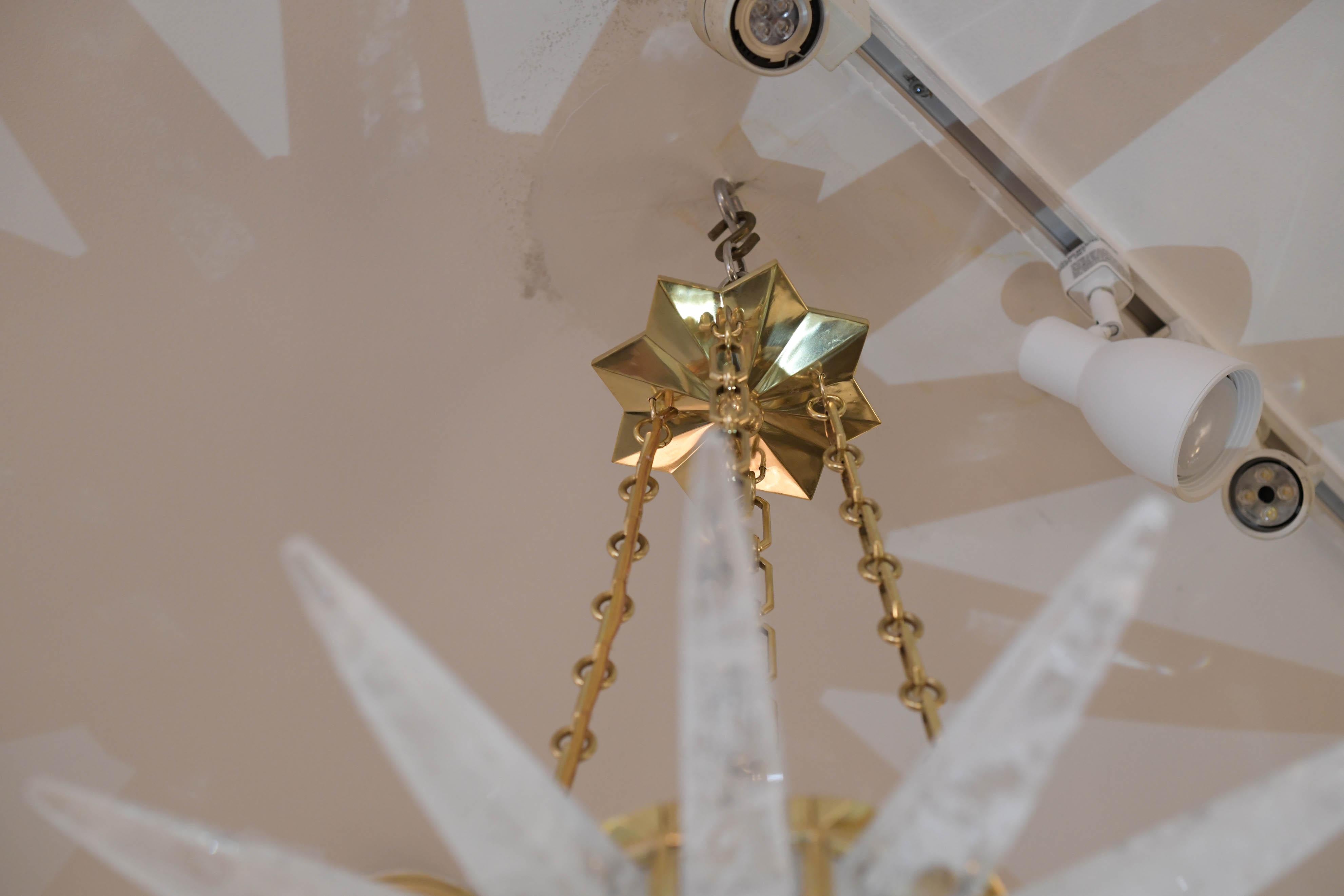 quartz chandelier