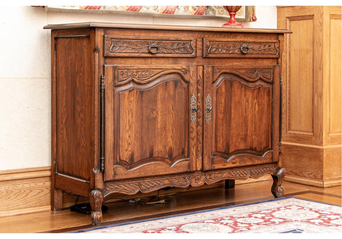 Fine Carved Country French Server For Sale 2