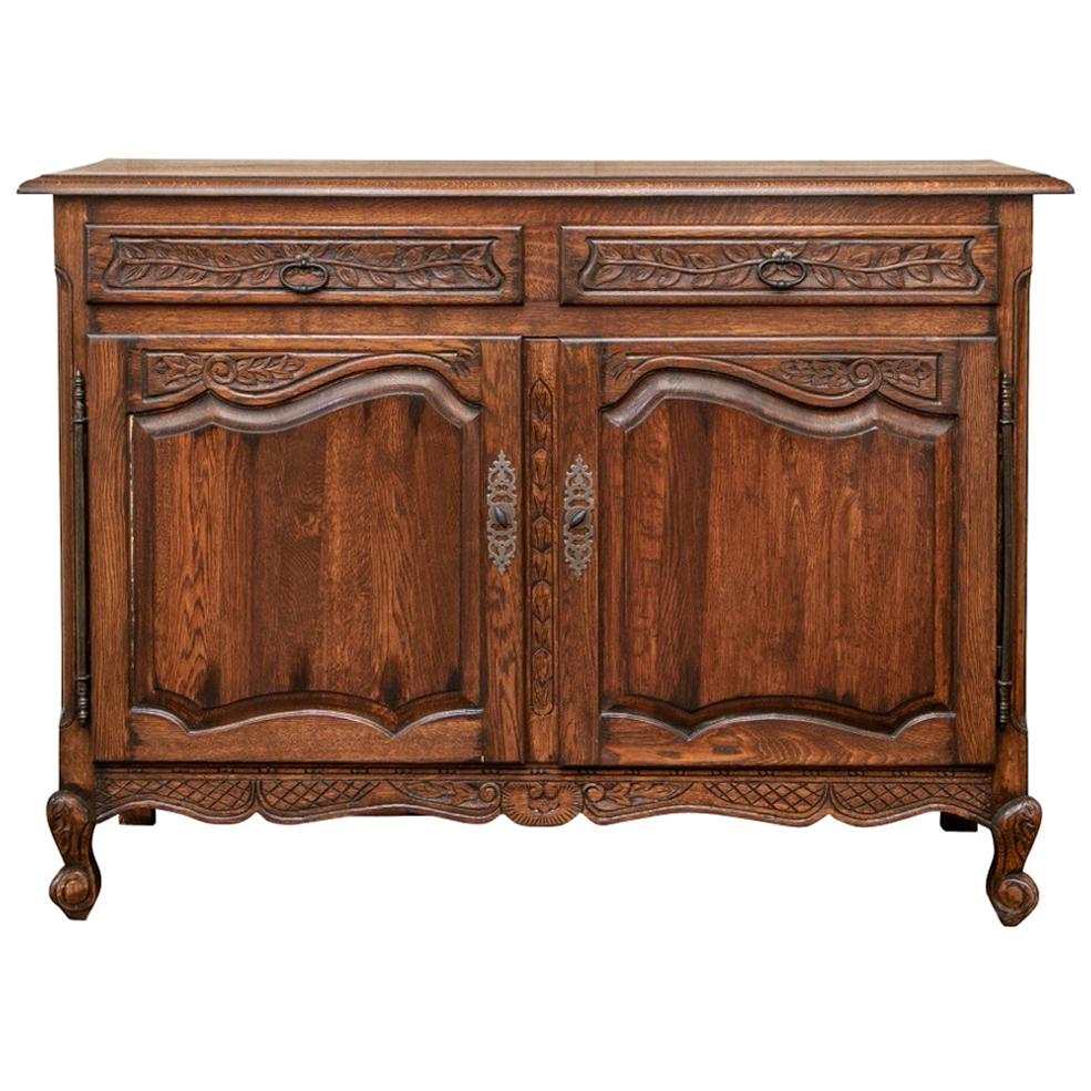 Fine Carved Country French Server For Sale