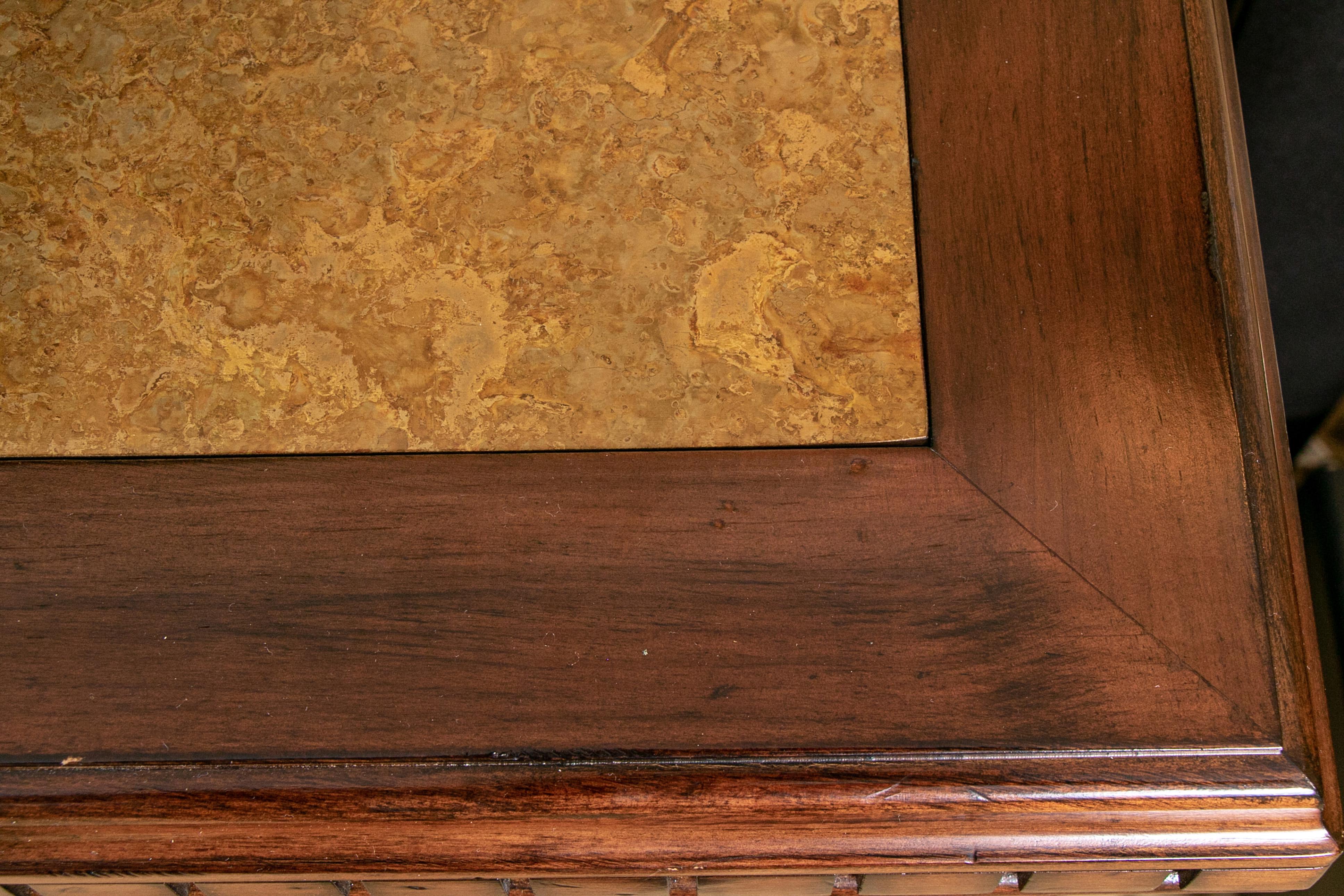 Fine Carved Mahogany Server Cabinet by Ferguson Copeland Ltd. For Sale 1