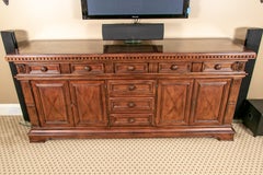 Fine Carved Mahogany Server Cabinet by Ferguson Copeland Ltd.