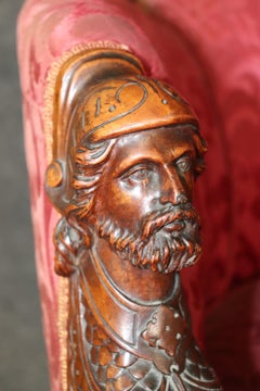 Fine Carved Walnut John Jellif American Victorian Parlor Sofa Settee circa 1860s