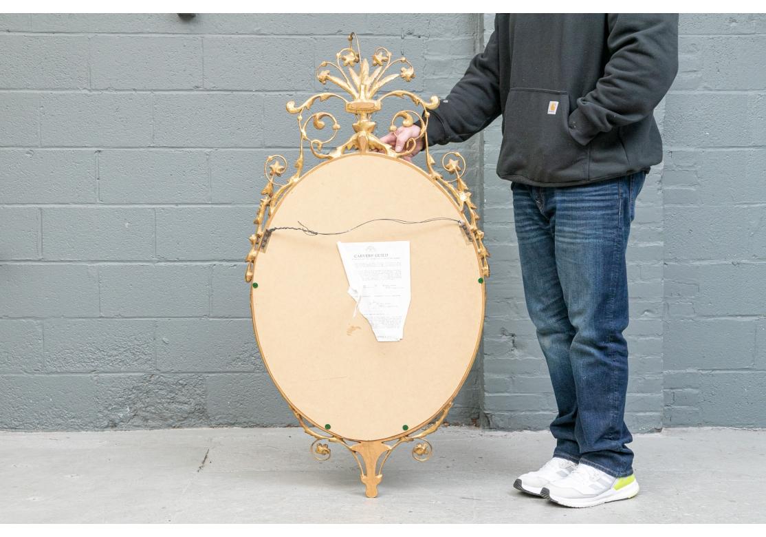 Fine Carver's Guild Adam Style Gilt Beveled Mirror 2