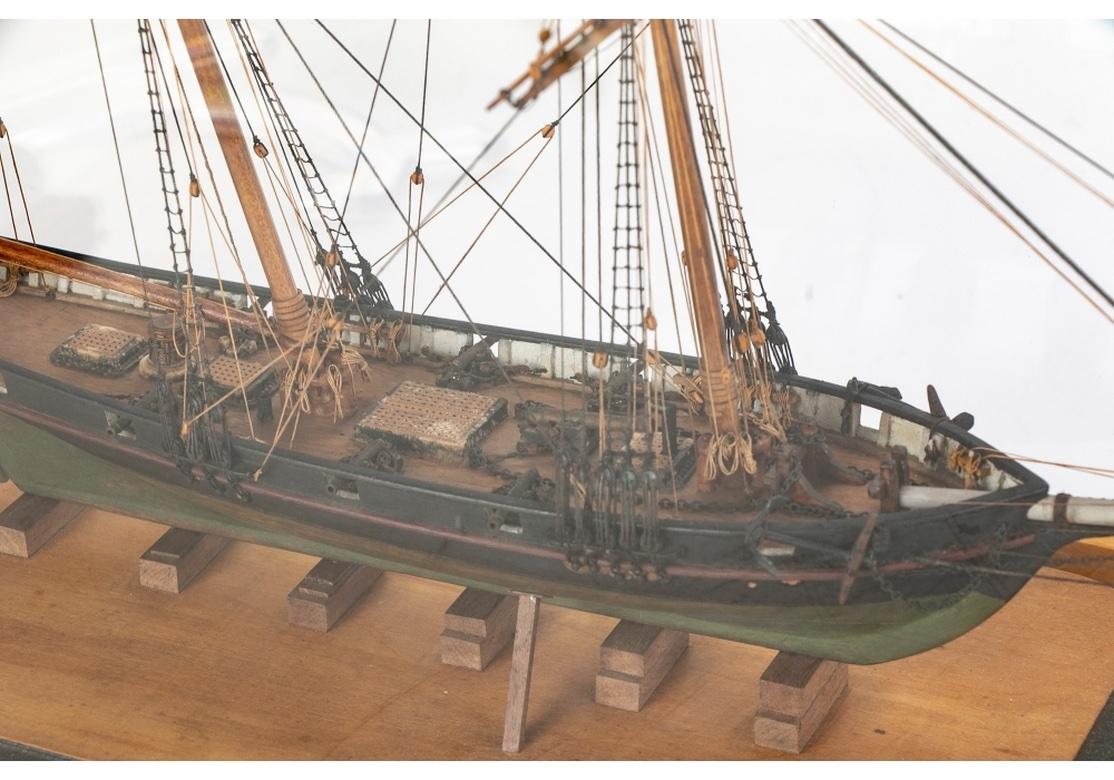 Classique américain Clipper de bateau à boîtier fin modèle Baltimore, 1812  en vente