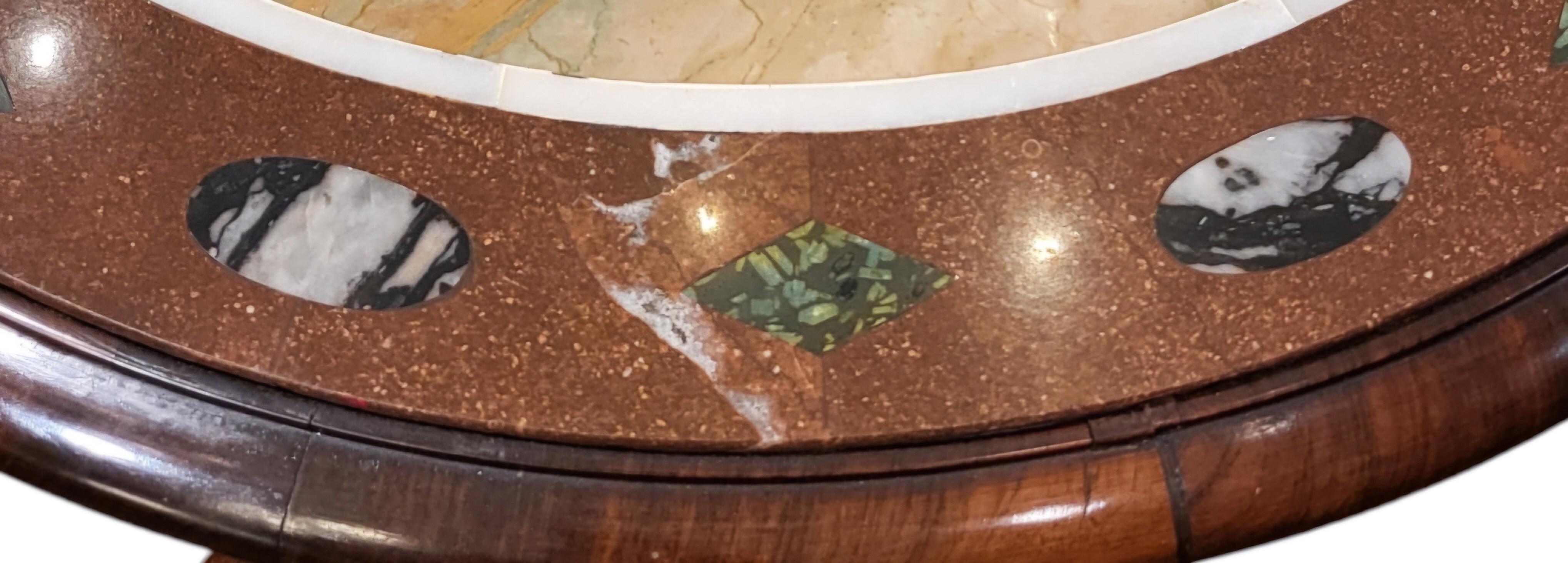 English Fine Center Table in the style of George Bullock For Sale