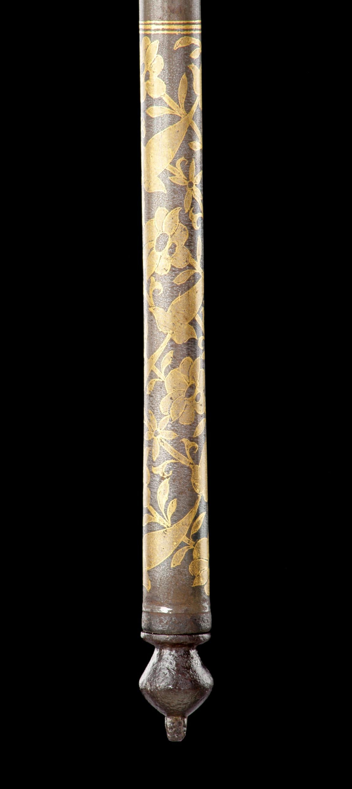Gold Fine Ceremonial Mace For Sale