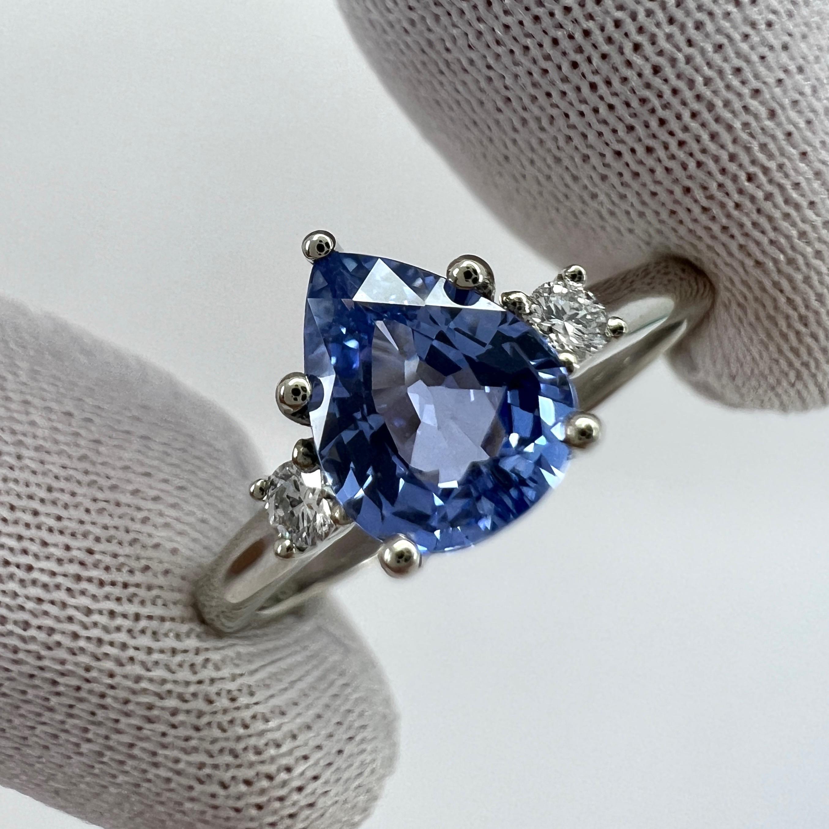 vintage light blue sapphire ring