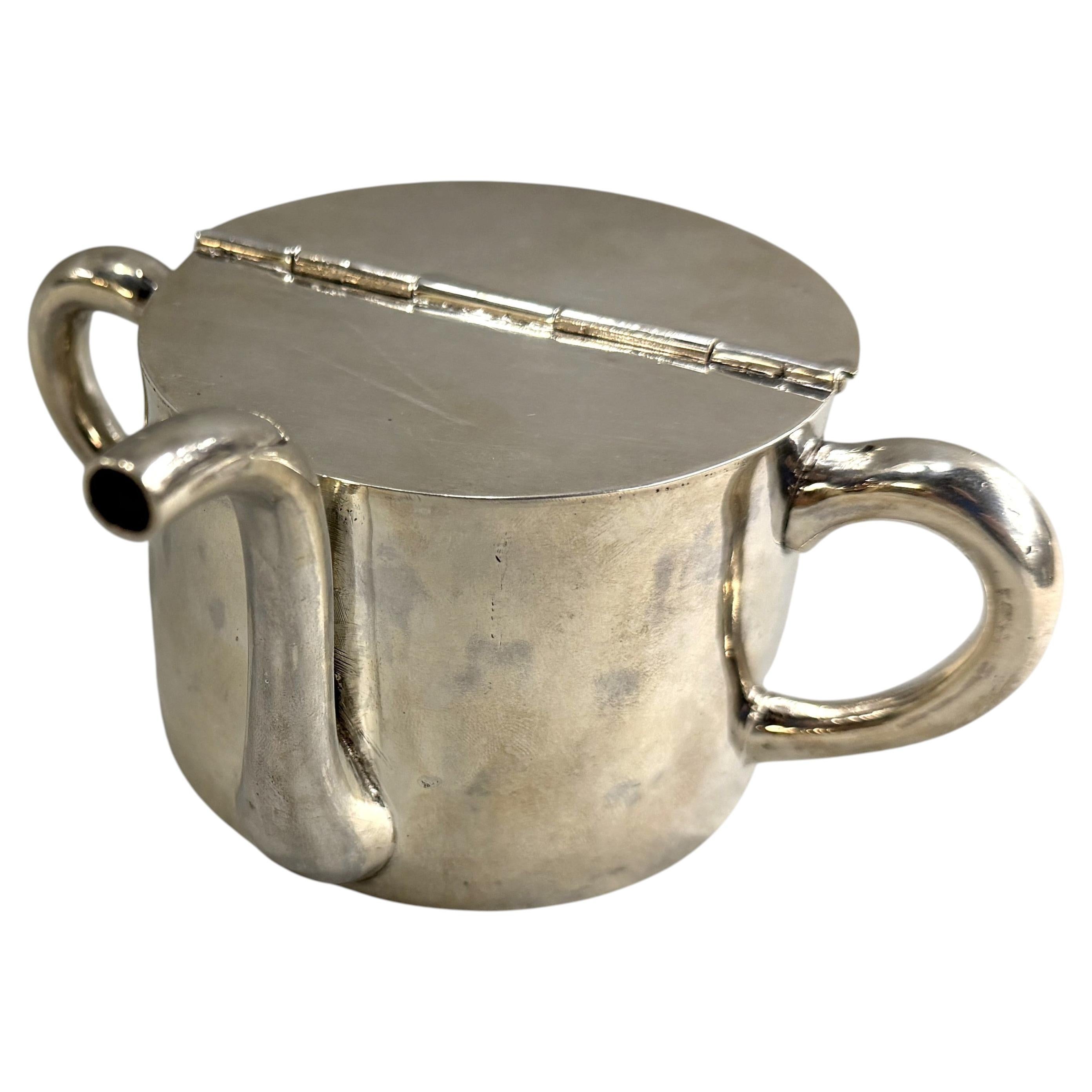 Fine Charles II English Silver Spout Cup, Thomas Manwaring, London, 1680