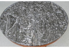 Fine Charles X Center Table With Marble Dish-Edge Top