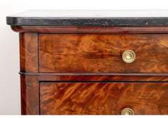 Fine Charles X French Semainier Circa 1830 With Black Marble Top