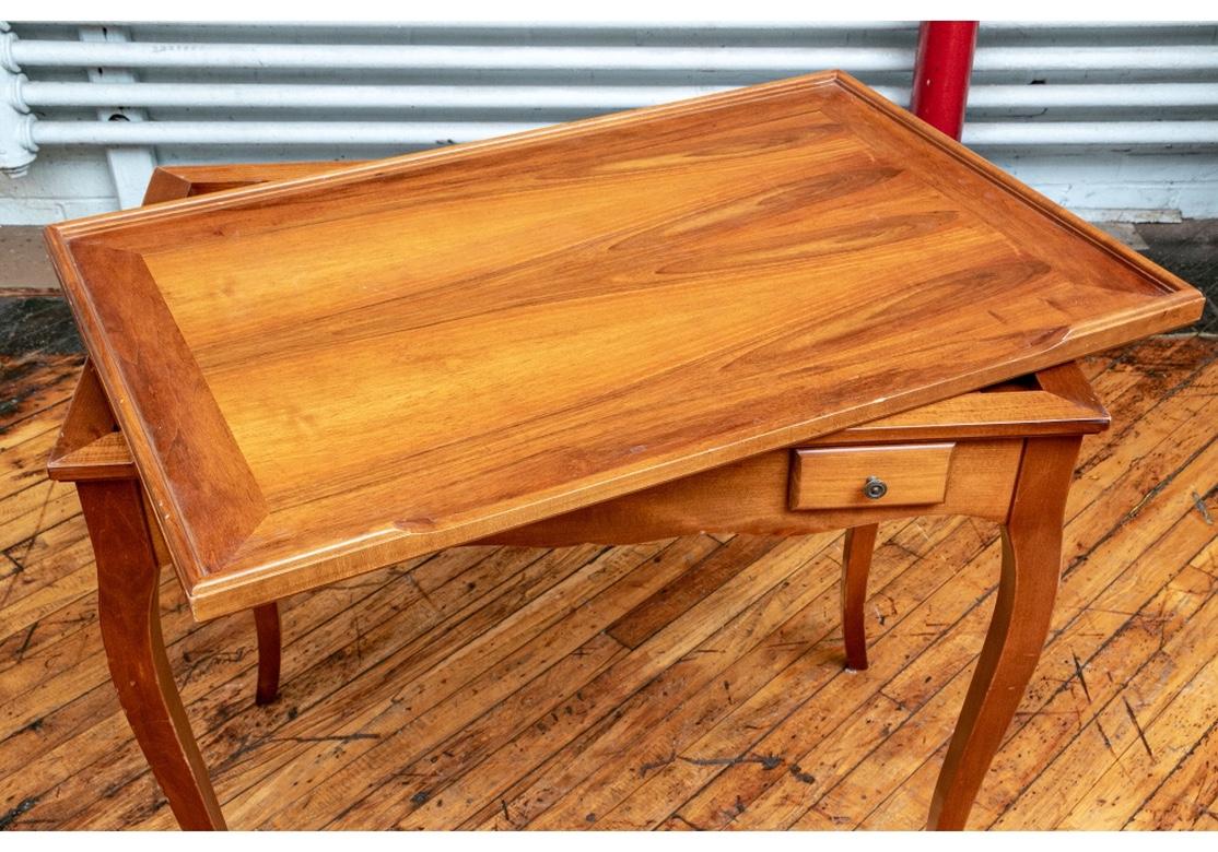 Fine Cherry French Style Games Table For Sale 5