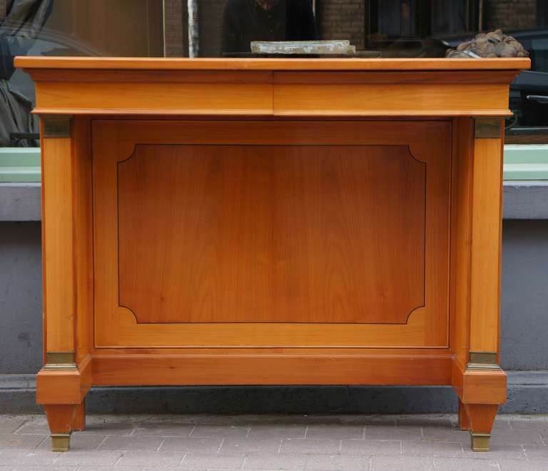 Belgian Fine Cherrywood 1950s Console or Side board For Sale