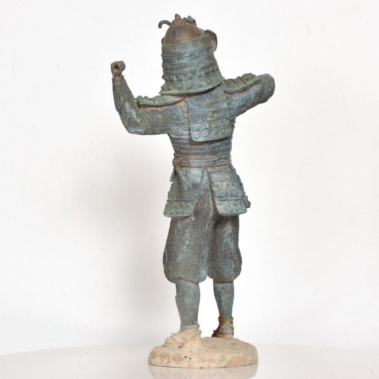 Fine Chinese Statue Warrior Terracotta Army Xian Carved Bronze For Sale