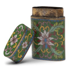 Fine Chinese Cloisonné Opium Box, c. 1850