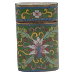 Fine Chinese Cloisonné Opium Box, c. 1850
