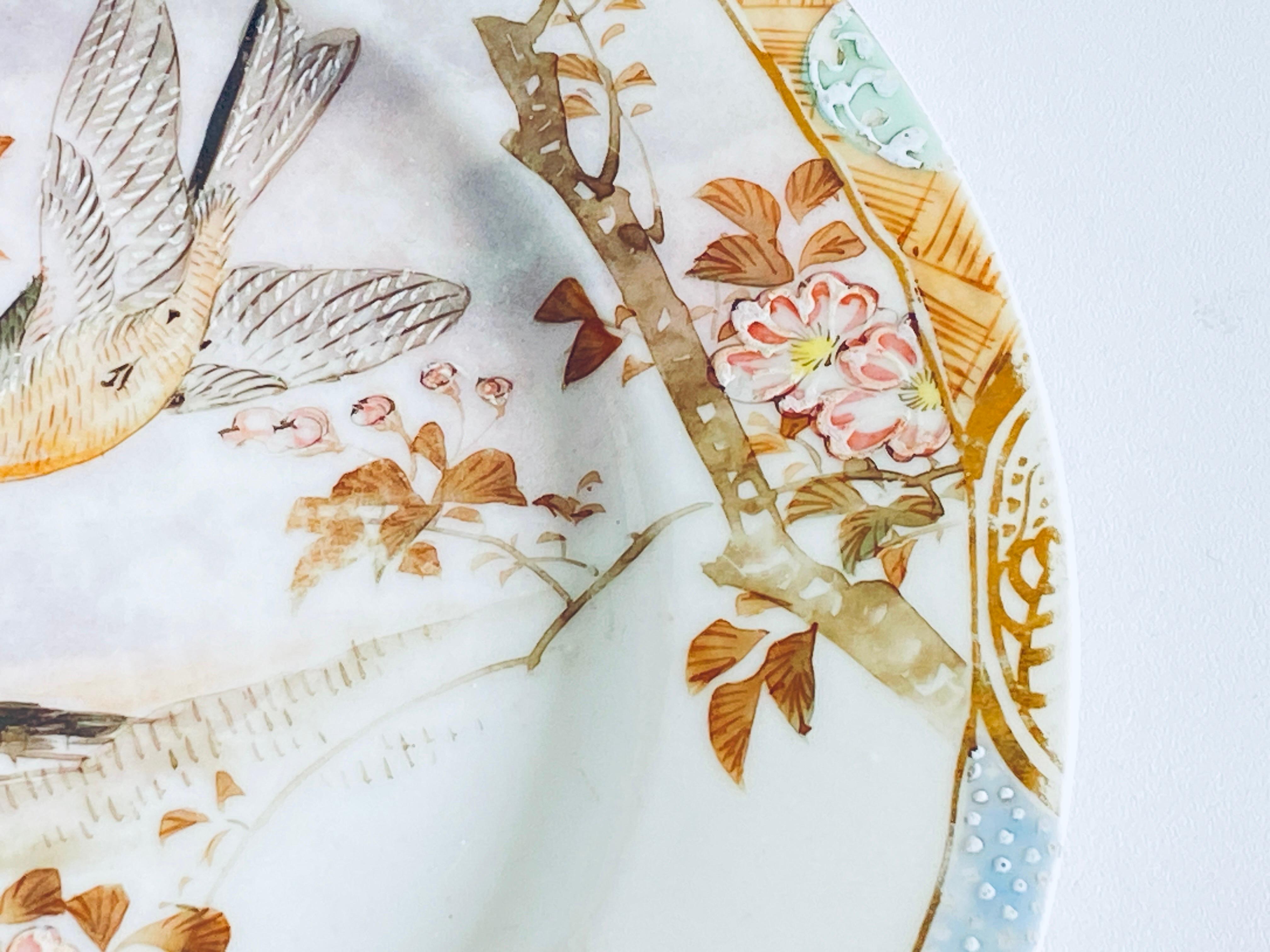 Chinois Assiette en porcelaine fine d'exportation chinoise en vente