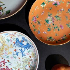 Fine Chinese Famille Rose Phoenix Dish, c. 1775