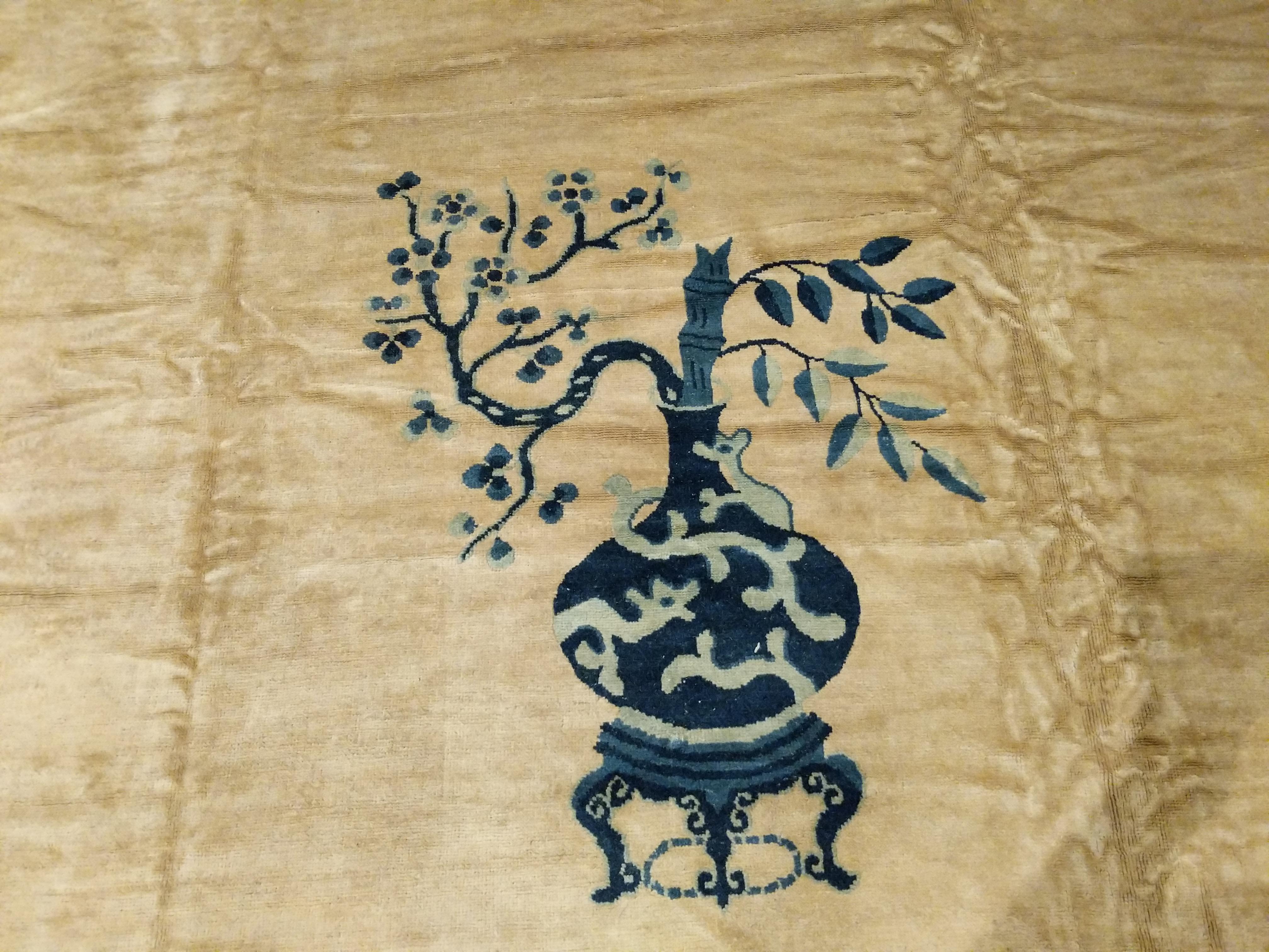 Fine Antique Chinese Peking Carpet For Sale 4