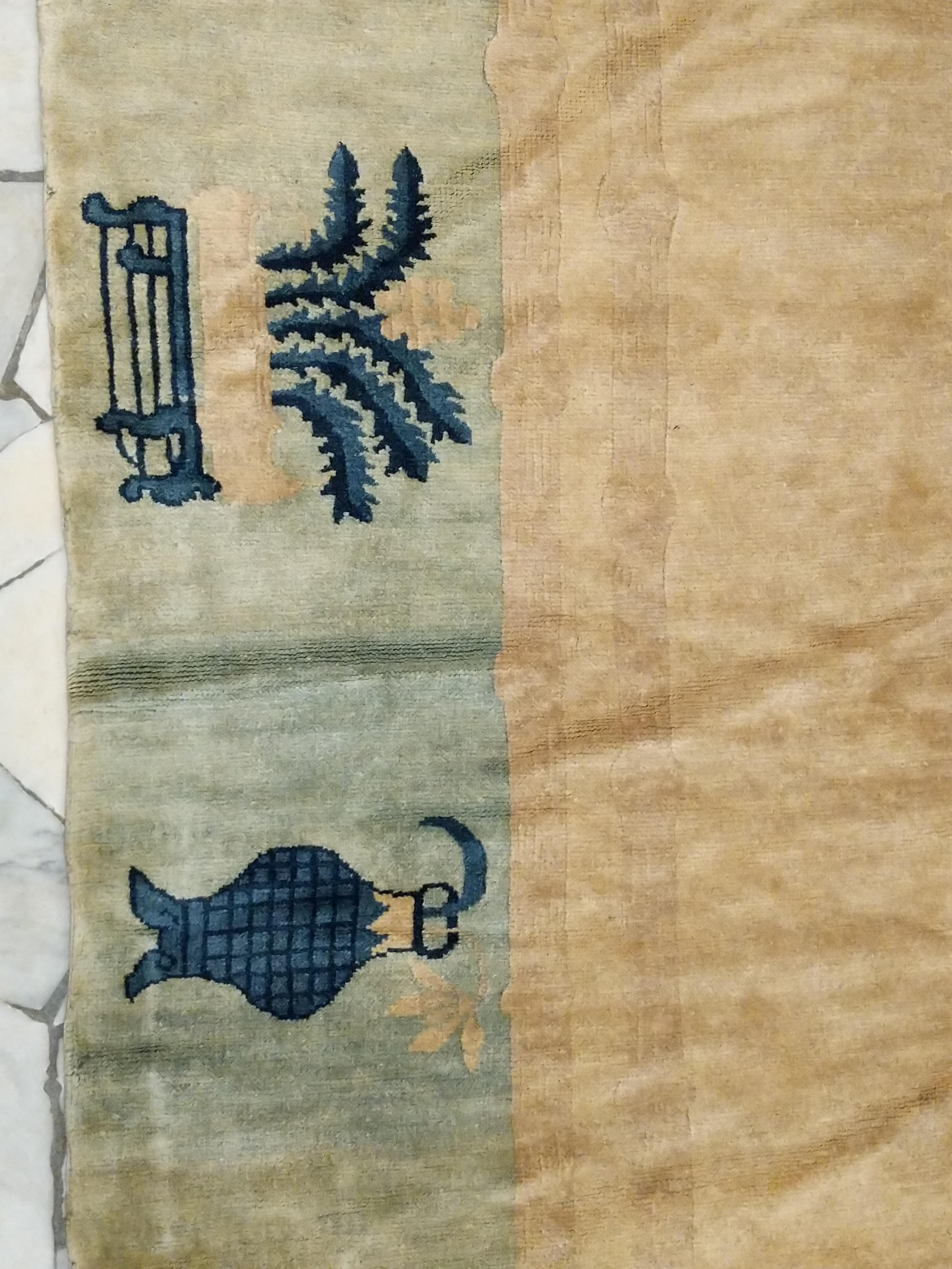 Fine Antique Chinese Peking Carpet For Sale 9
