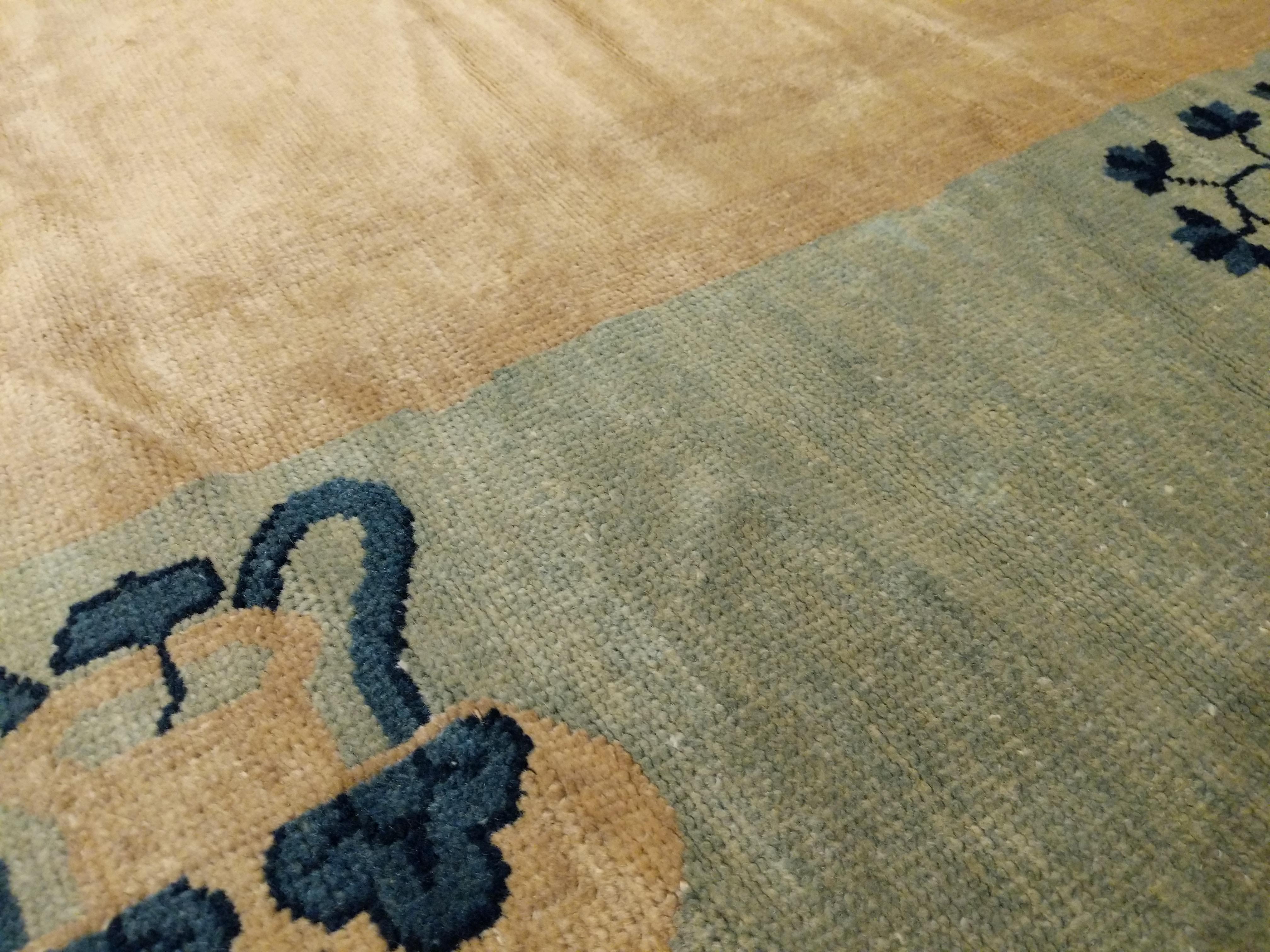 Fine Antique Chinese Peking Carpet For Sale 11