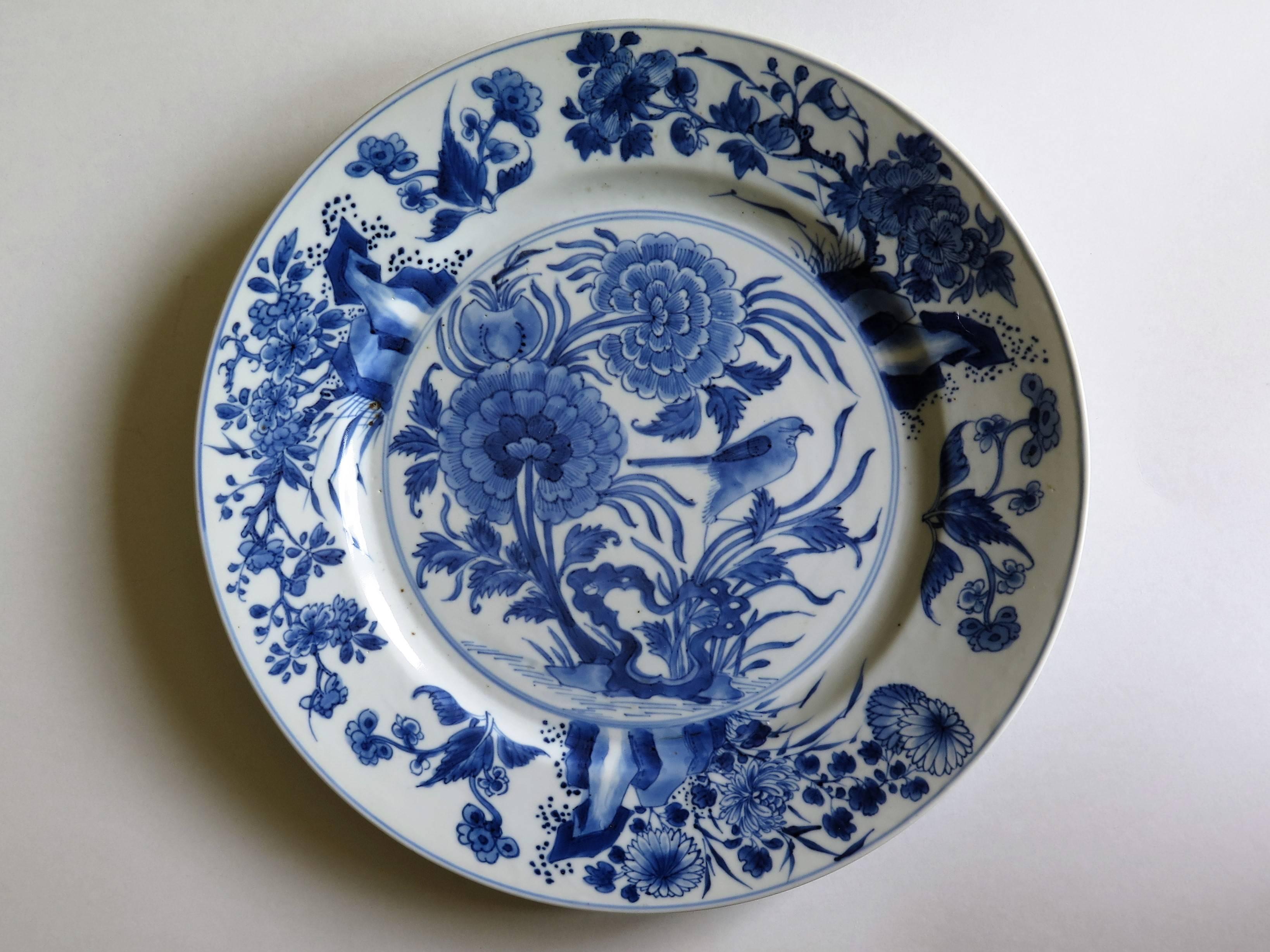 blue and white porcelain plates