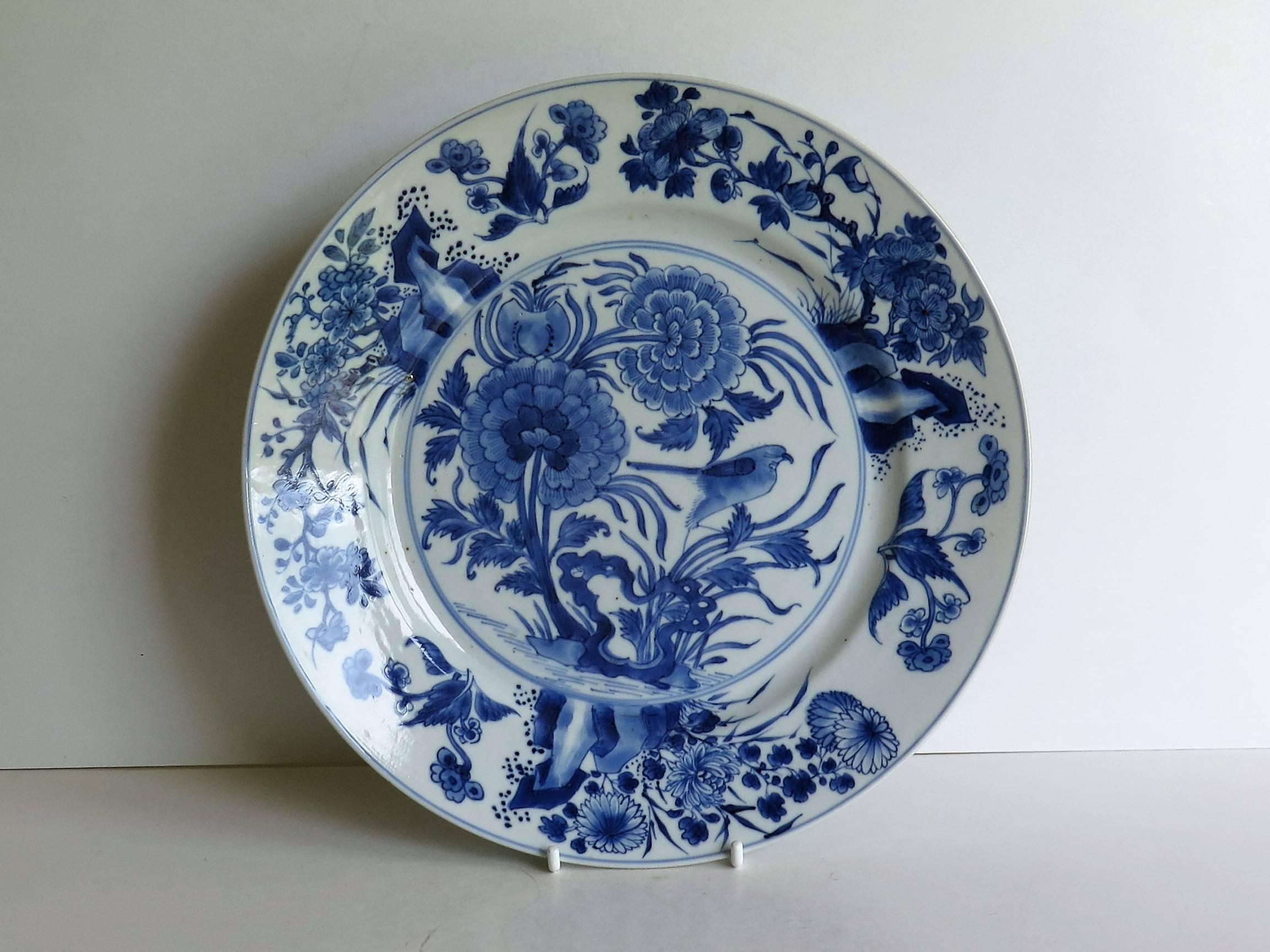 blue and white porcelain plates
