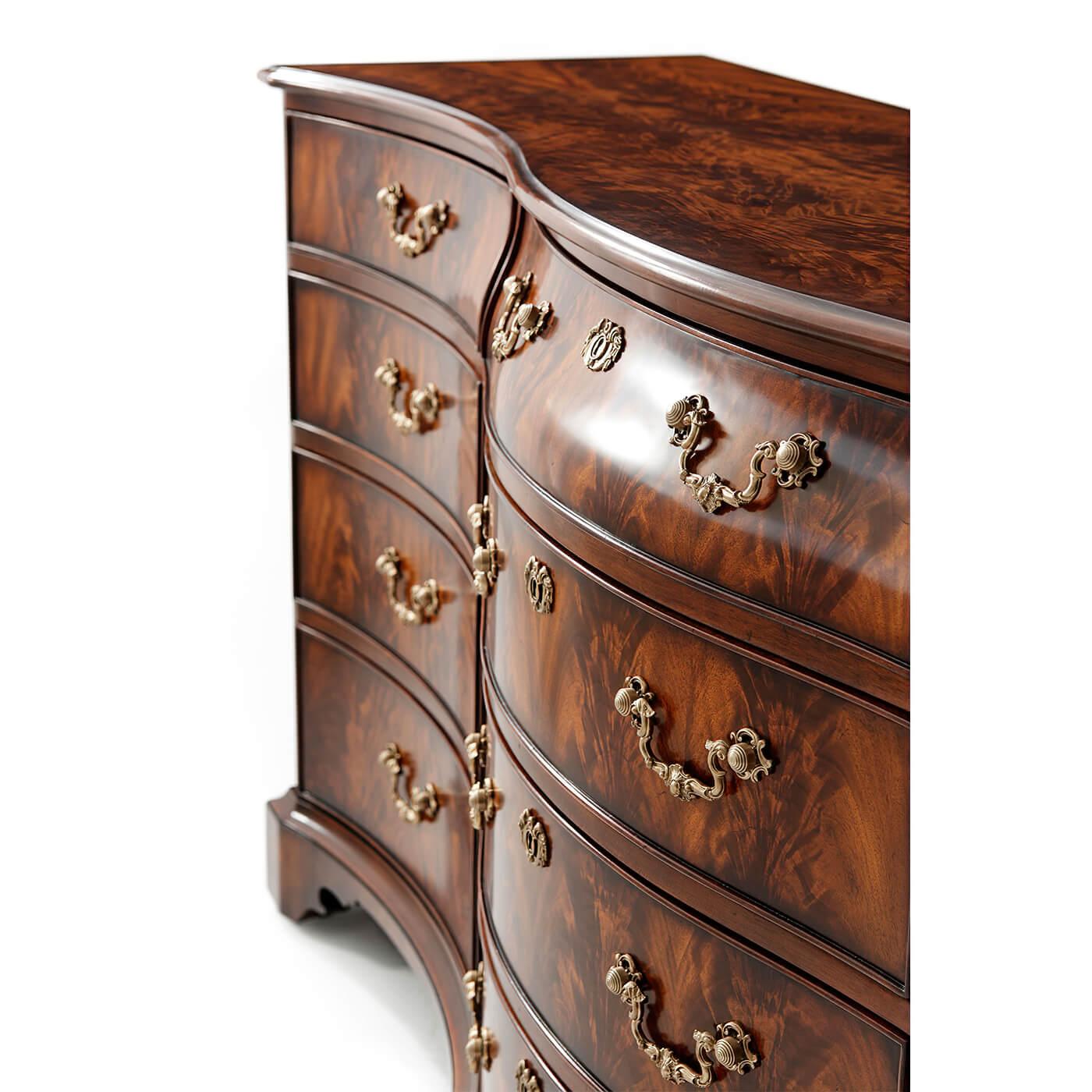 Contemporary Fine Chippendale Mahogany Dresser For Sale